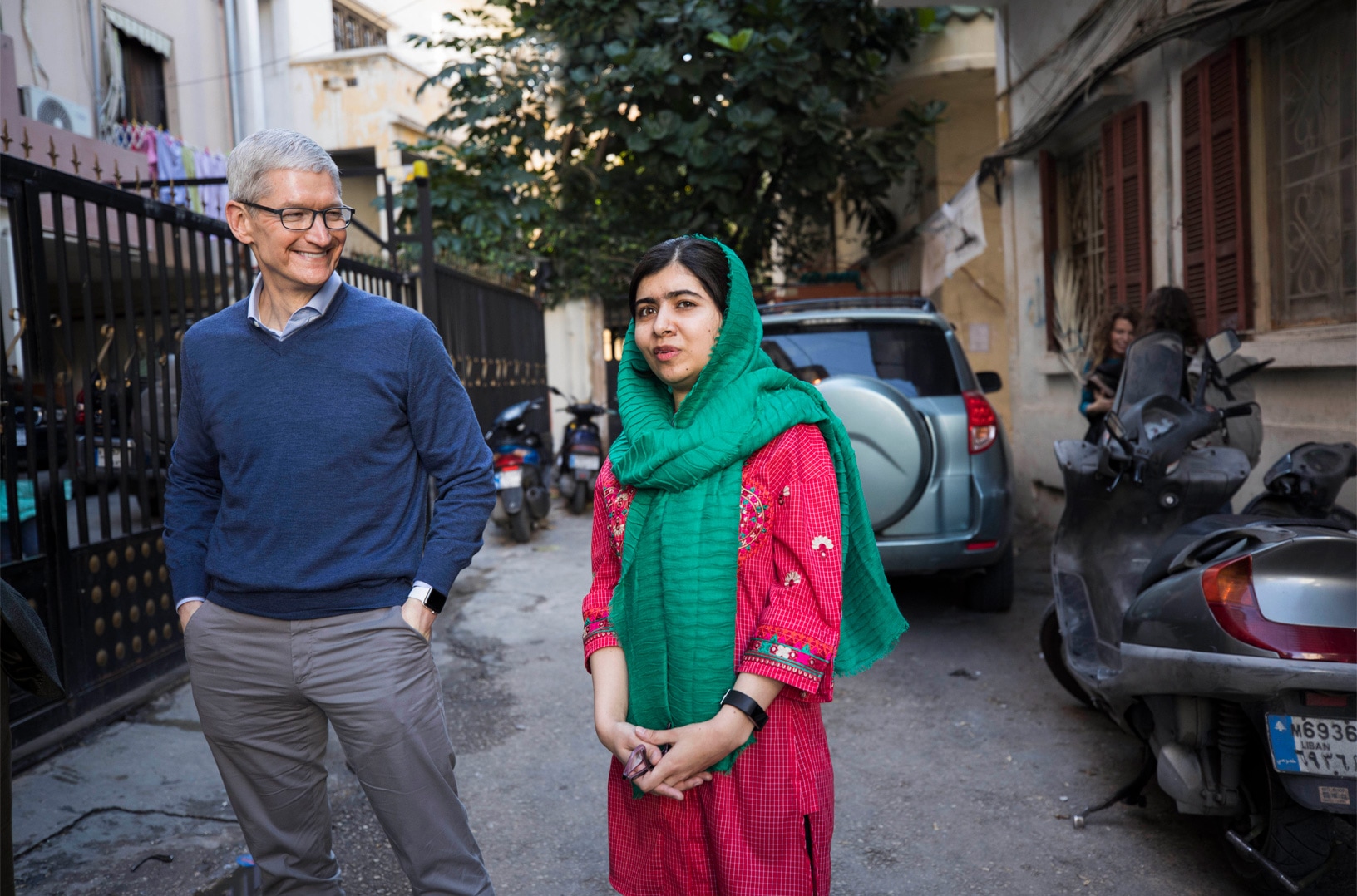 Apple liitus Malala fondiga