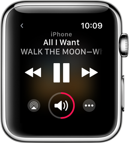 Juhtige iPhone'i muusikat Apple Watchist