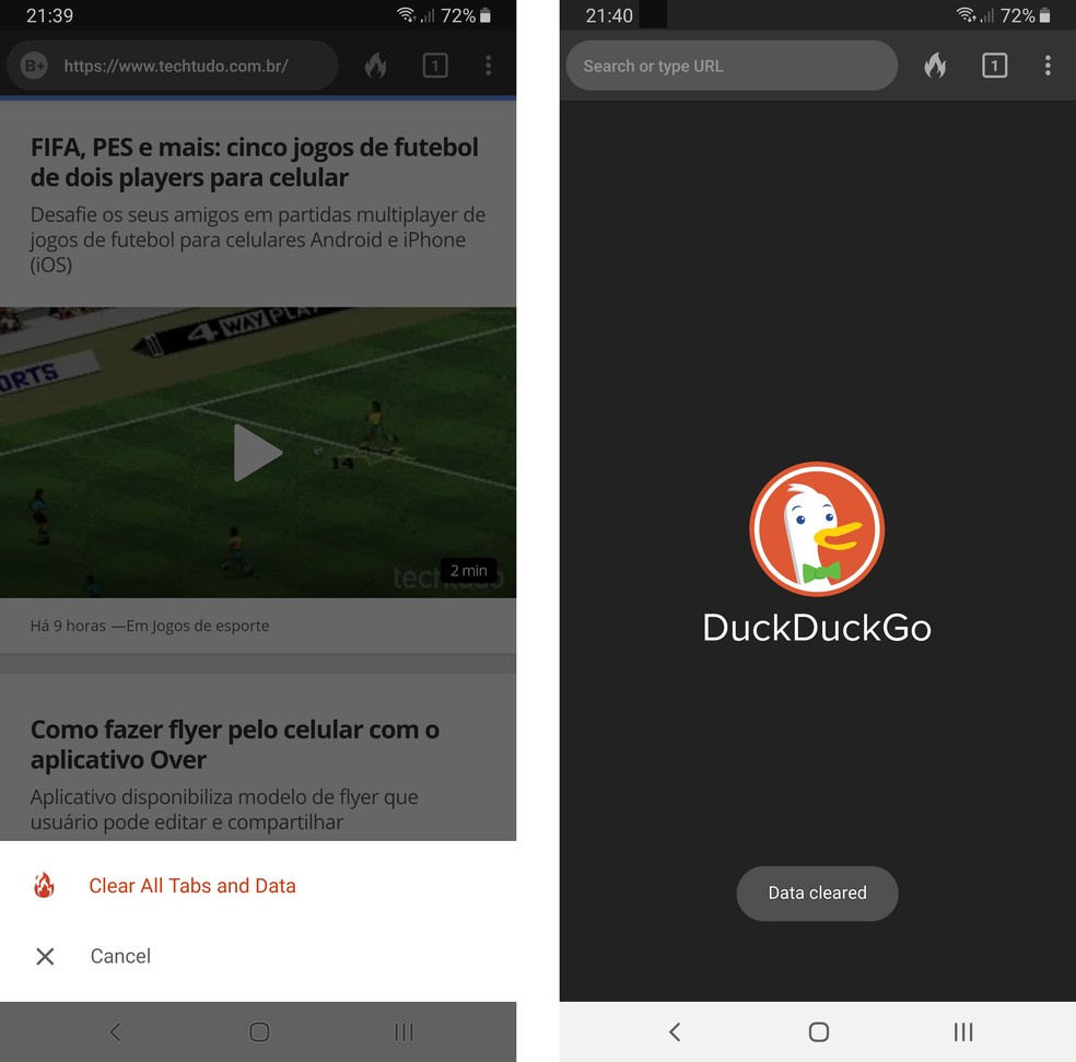 DuckDuckGo on varustatud otsimootoriga, mis kaitseb fotode tõenäosust: Reproduo / Paulo Alves