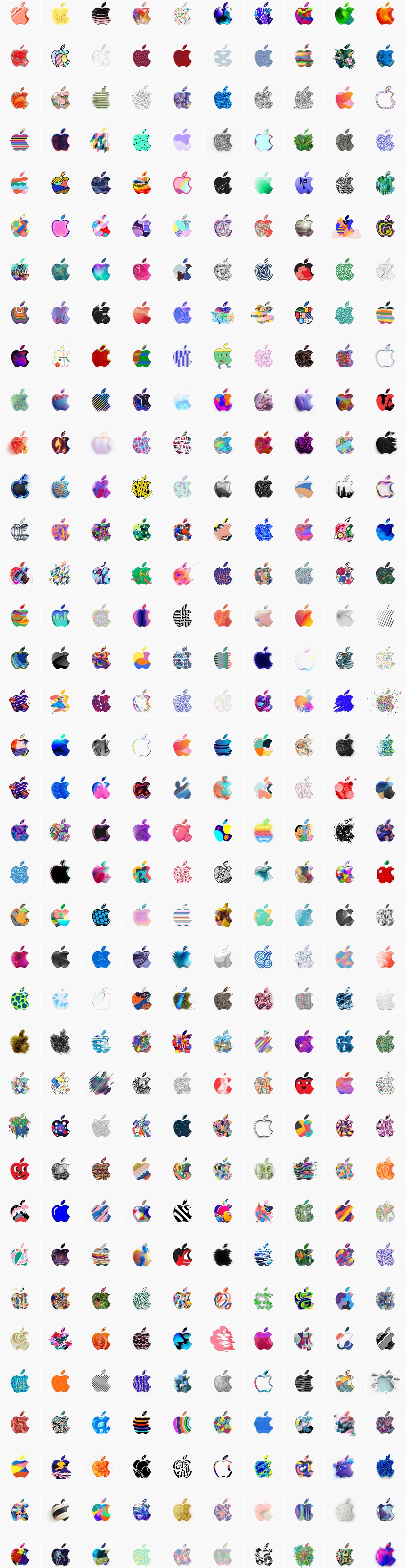 Apple'i logo oktoobri eriürituse kutse jaoks