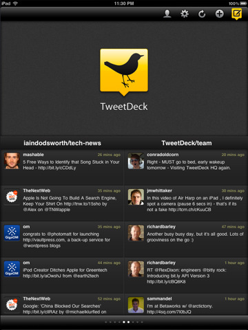 TweetDeck iPadi jaoks