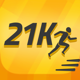 Poolmaratoni treener: 21K Run rakenduse ikoon
