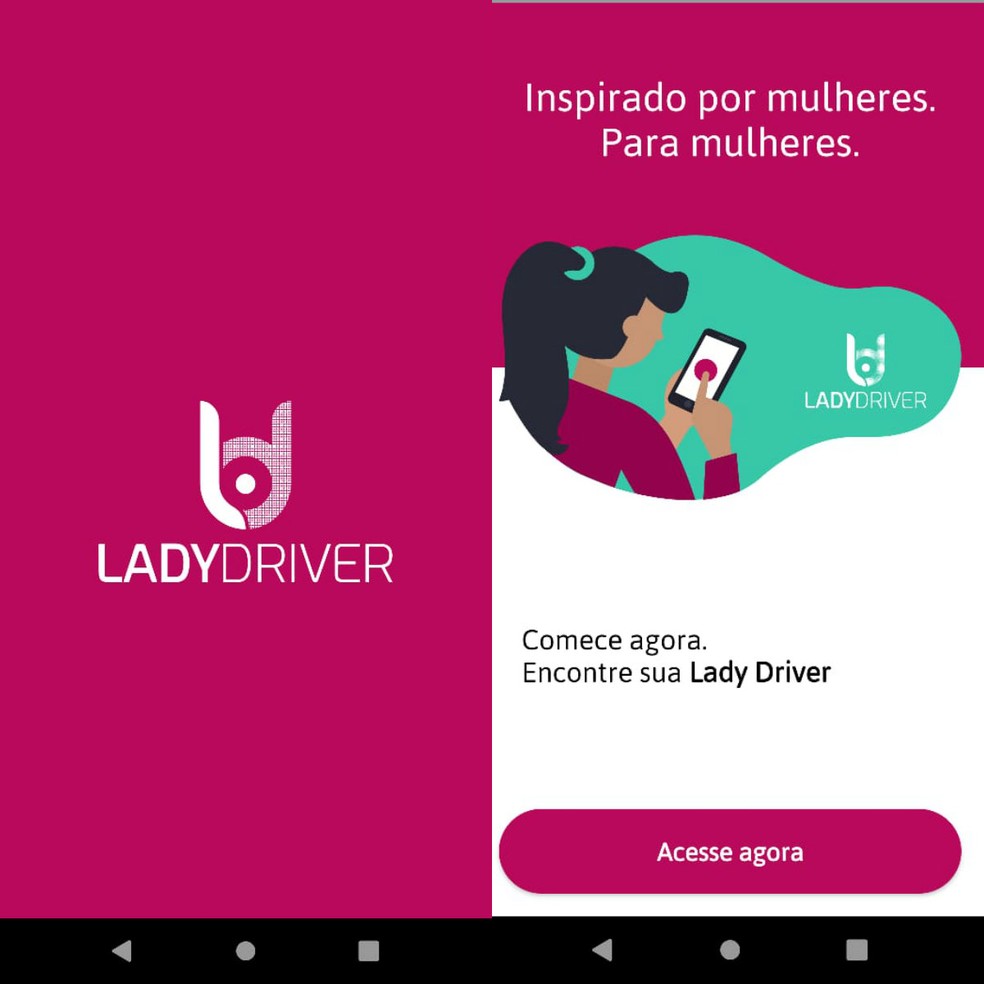 Lady Driver võimaldab reisimist taotleda naisjuhil. Foto: Reproduo / Clara Fabro