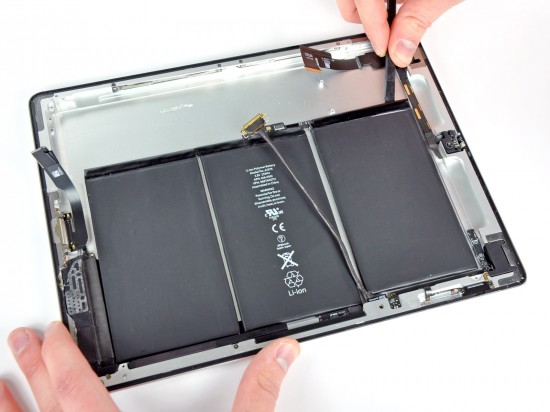 iFixiti poolt demonteeritud iPad 2 - aku