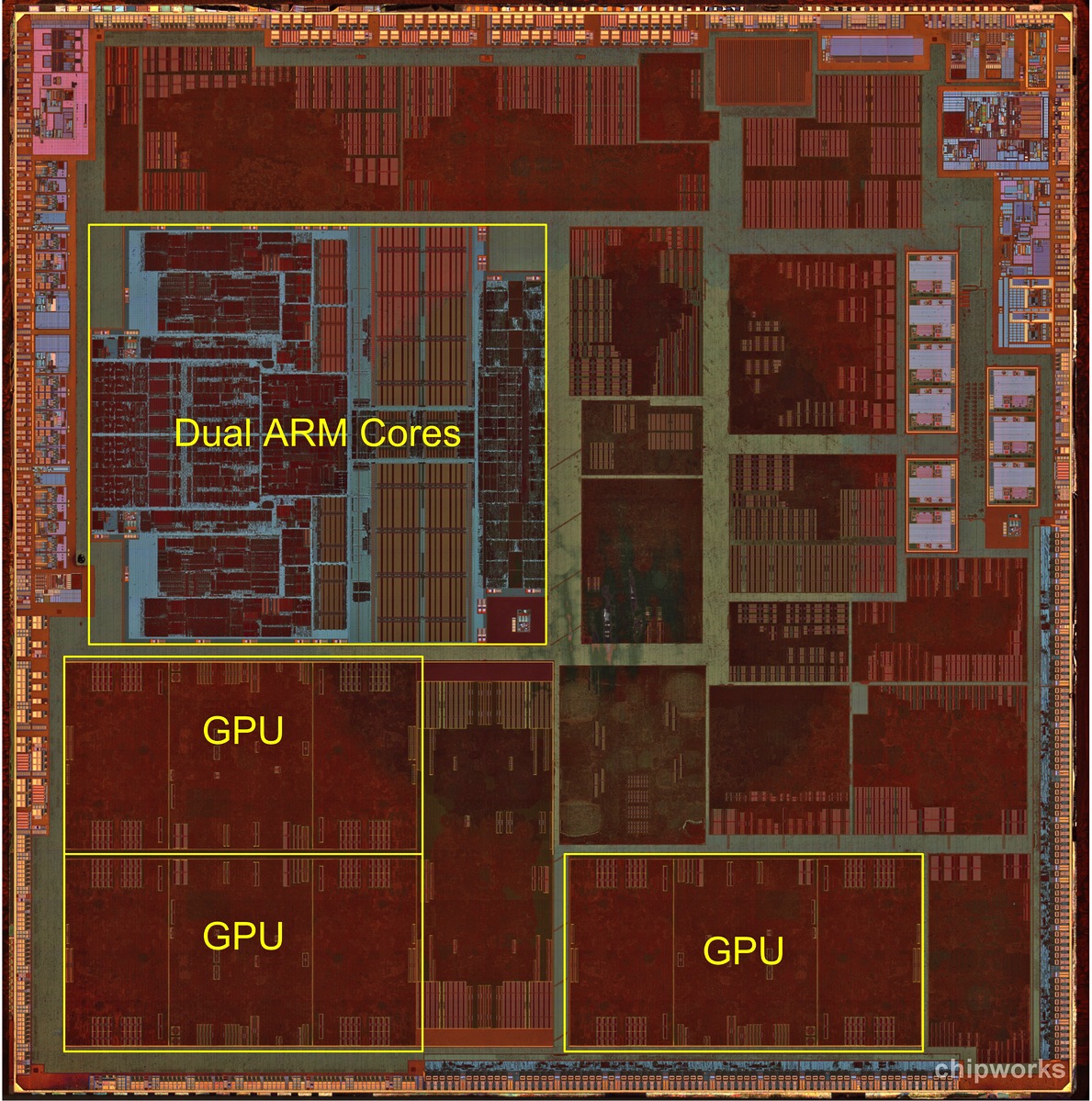 A6-protsessoril on 1GHz kahetuumaline CPU ja kolmetuumaline GPU