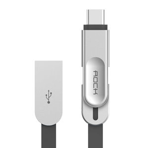 ROCK Micro-USB / USB-C kaabel USB-A külge