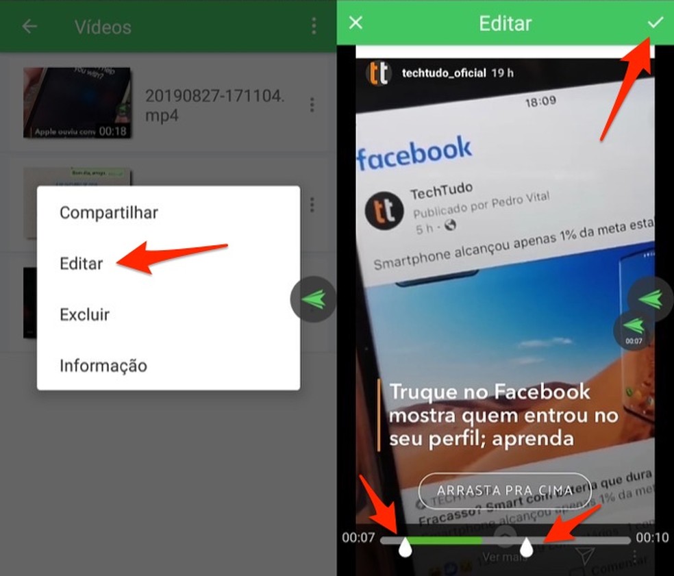 Android Photosi rakenduse AirDroid abil Instagramis tehtud ekraanipiltide redigeerimisel: Reproduo / Marvin Costa