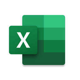 Microsoft Exceli rakenduse ikoon