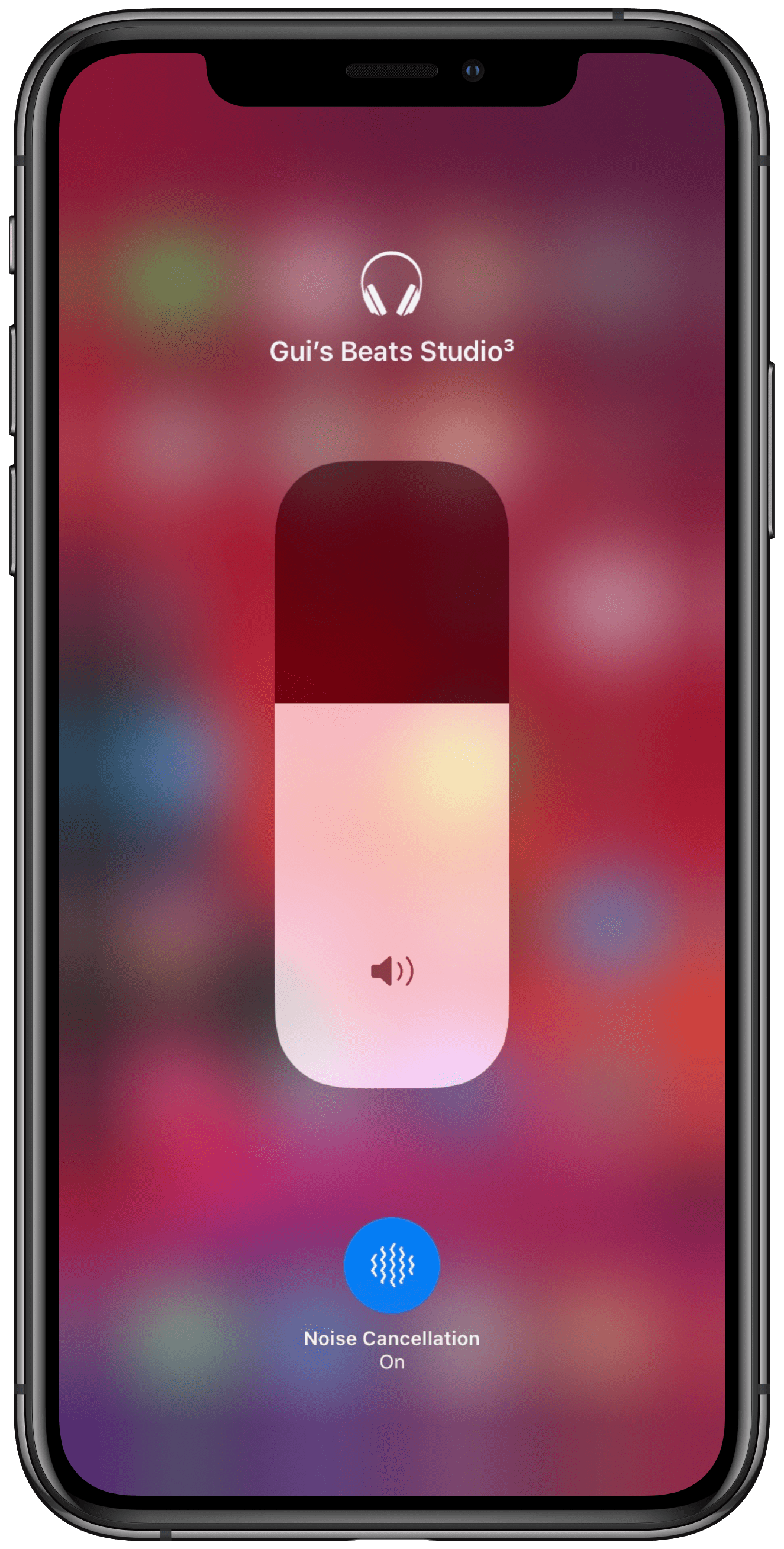 Müra tühistamine iOS 13-s