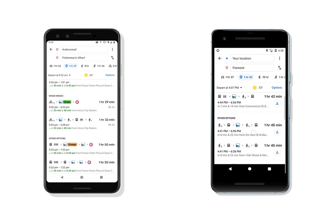 Google Maps saab ettepanekuid mitmeliigiliste marsruutide jaoks; Uuendatud on Outlook, Prizmo, IGTV ja Androidi beetaversioon Apple Music -