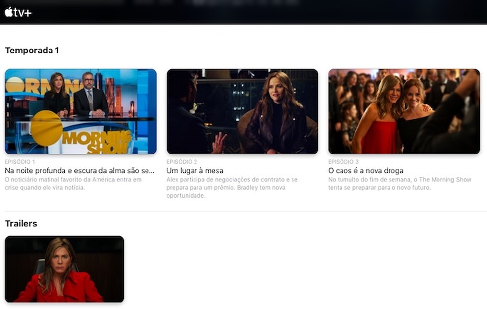 Episoodide seeria Apple TV + fotol: reprodutseerimine / Helito Beggiora