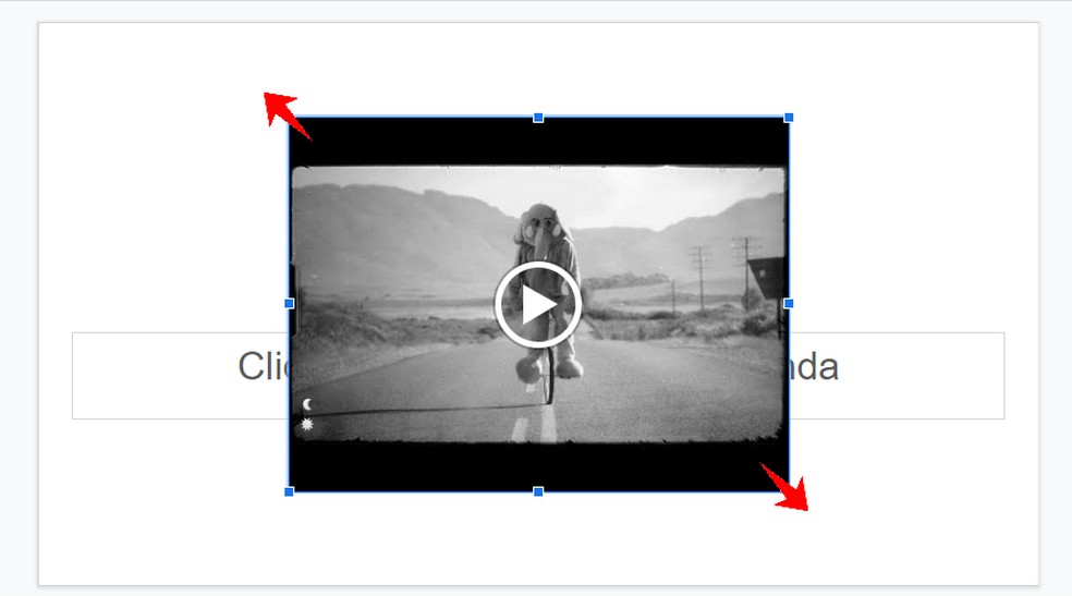 Muutke YouTube'i videote suurust Google Slides'is vastavalt oma soovile Foto: Reproduo / Rodrigo Fernandes