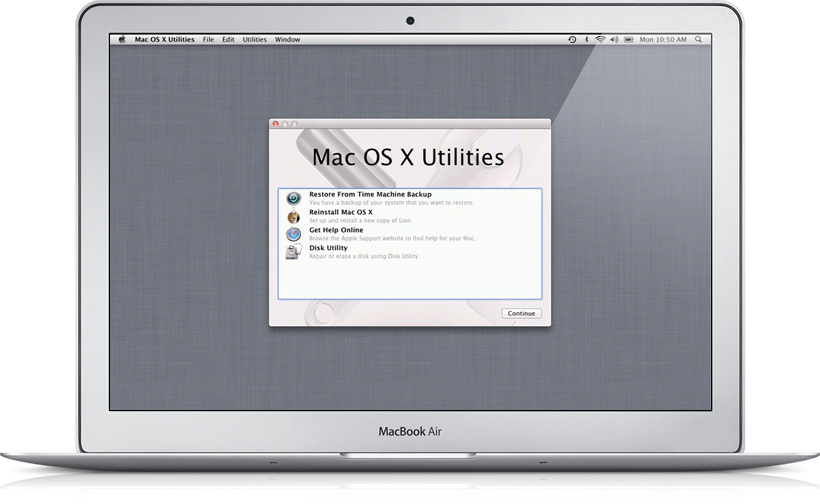 Apple selgitab kõike Lion Recovery kohta, mis on mõeldud Mac OS X 10.7 parandamiseks ja / või uuesti installimiseks