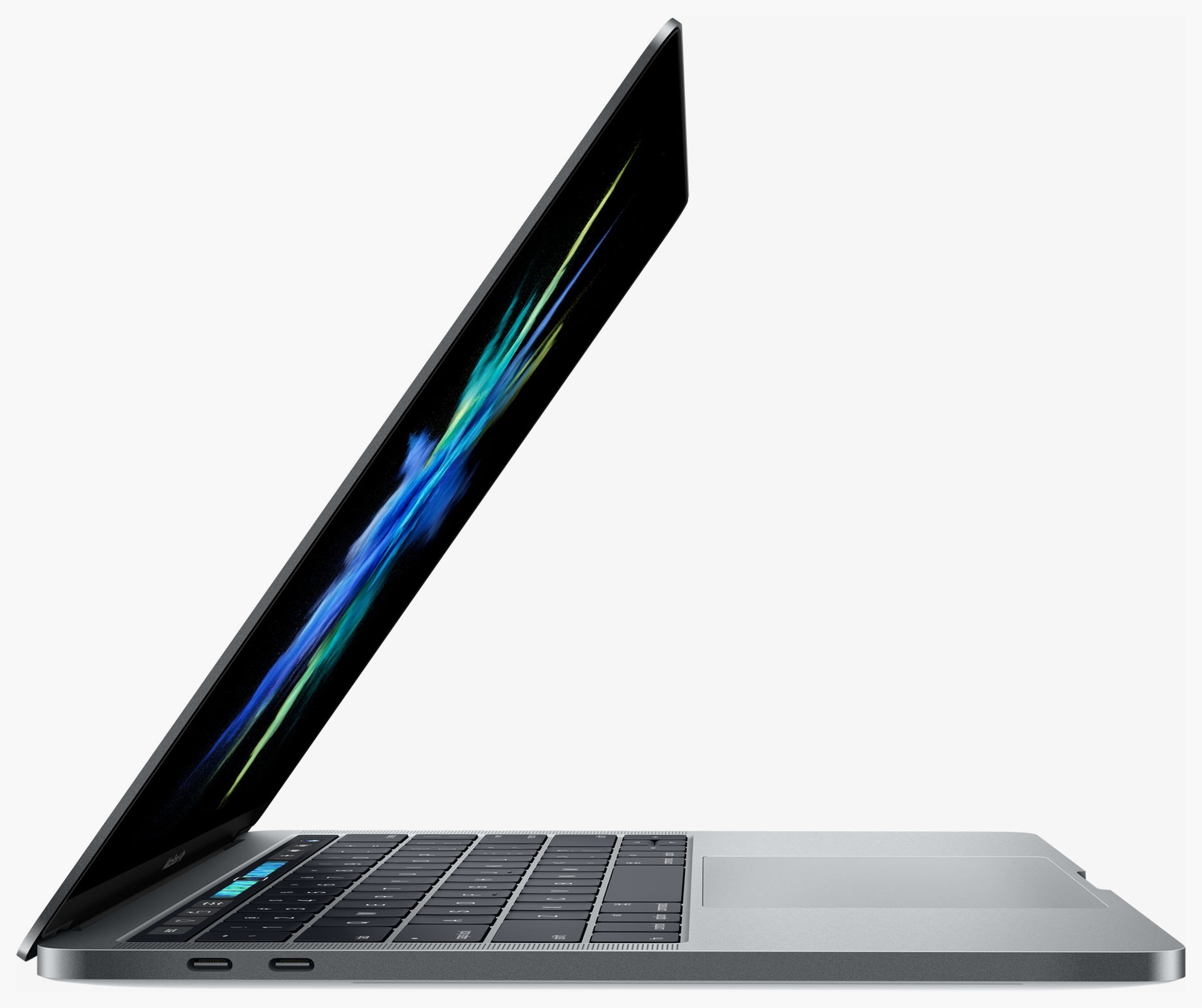 MacBook Pro baru terbuka