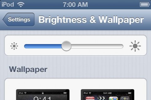 Baru Uus iPod touch * * ei oma ümbritseva valguse andurit