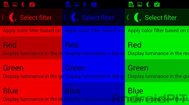 CF.lumen reguleerib teie Android-seadme ekraanil värve