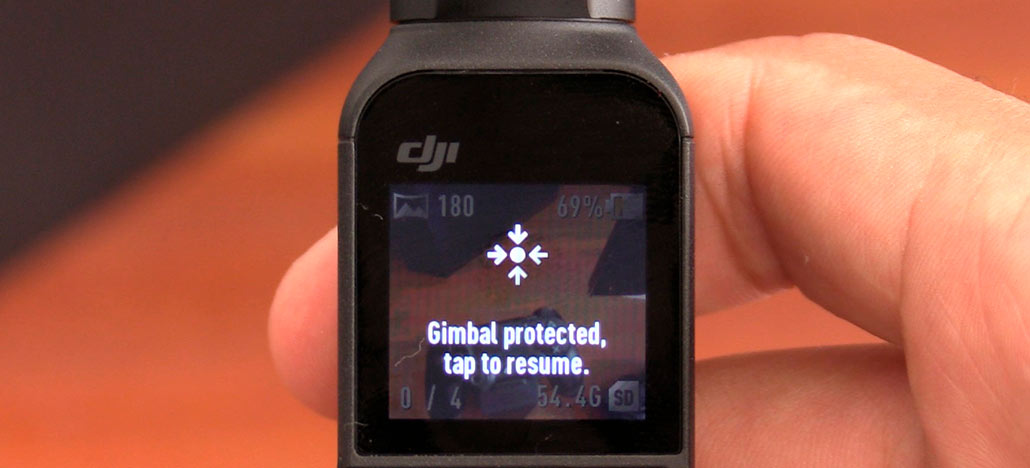 DJI Osmo Pocket: Gimbal Protect Tap, et vigu jätkata ja kuidas neid parandada
