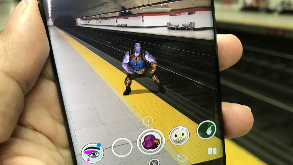 Vaadake, kuidas Thanose objektiivi Snapchati lukust lahti võtta ja jagage Instagrami fotodel: Paulo Alves / TechTudo