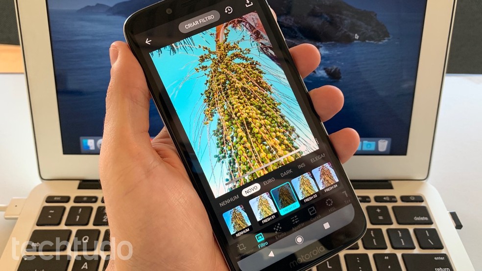Siit saate teada, kuidas kasutada rakendust Lumii oma Android-telefonis fotode redigeerimiseks. Fotod: Reproduo / Helito Beggiora