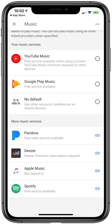 Apple Music di aplikasi Google Home