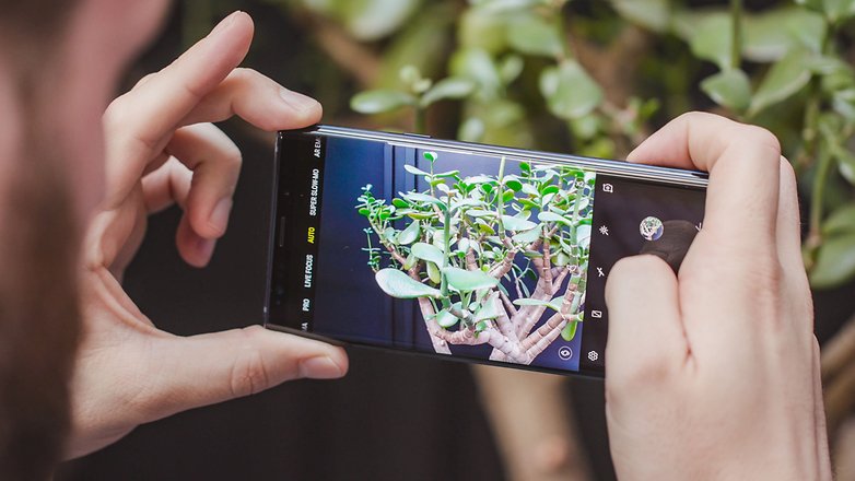 Samsung Galaxy Note9 AndroidPIT kaamerarakendus