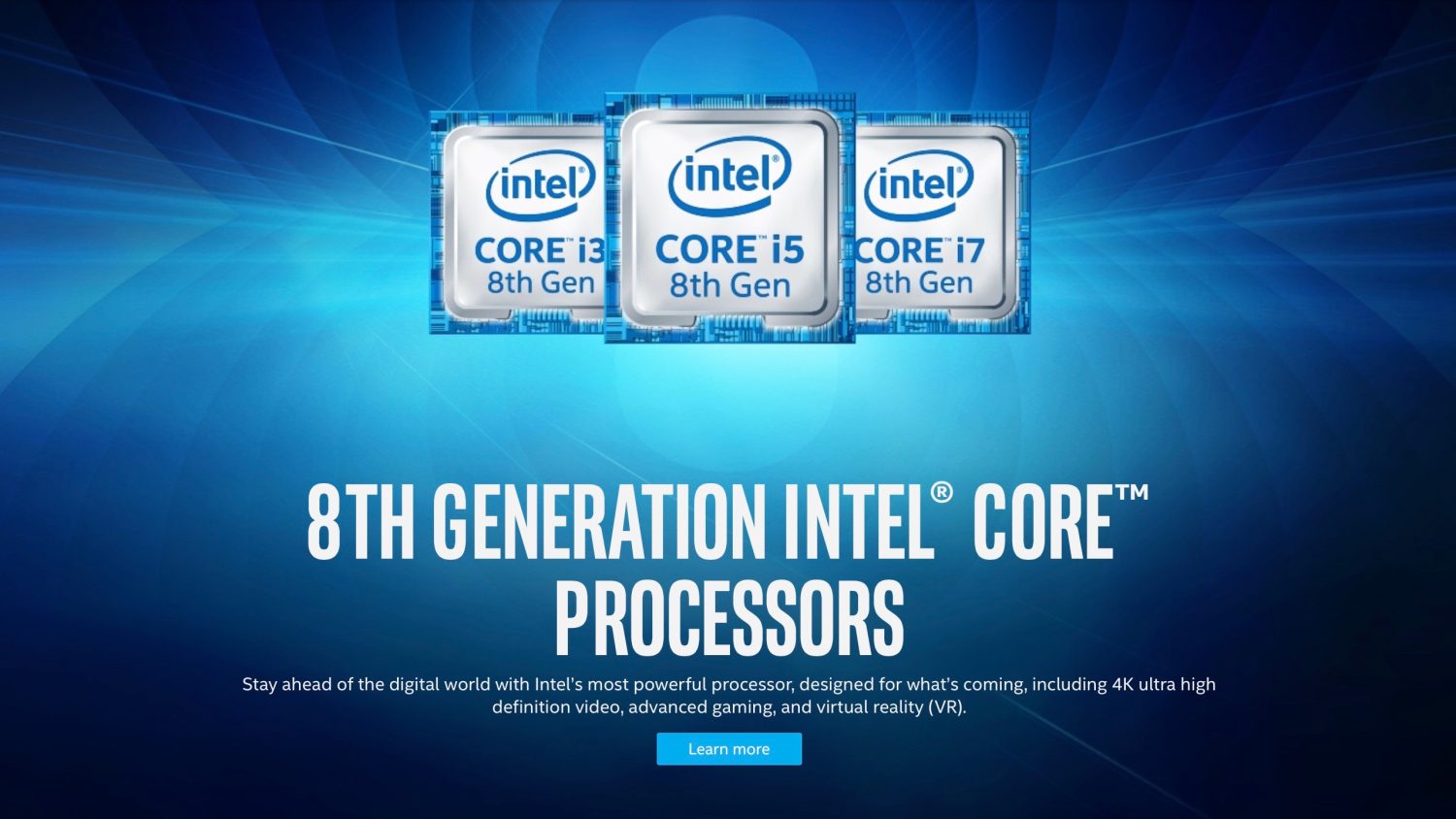 Kaheksanda põlvkonna Intel Core protsessorid annavad (võib-olla) tulevastele Macidele head jõudlust -