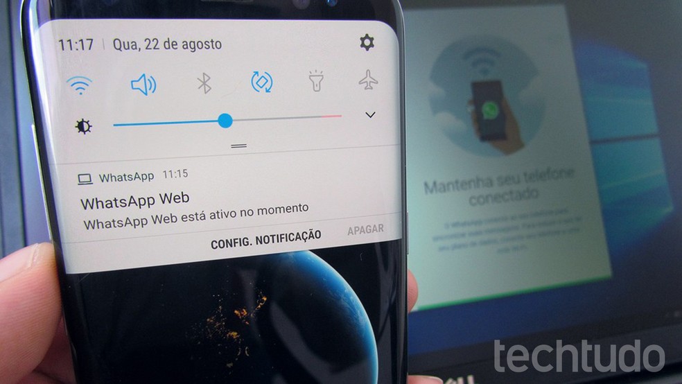 WhatsApp Web'i ei saa välja lülitatud mobiiltelefoniga kasutada. Foto: Paulo Alves / TechTudo