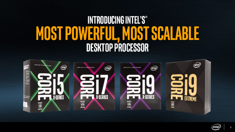Core-X seeria, Inteli uus protsessoride rida