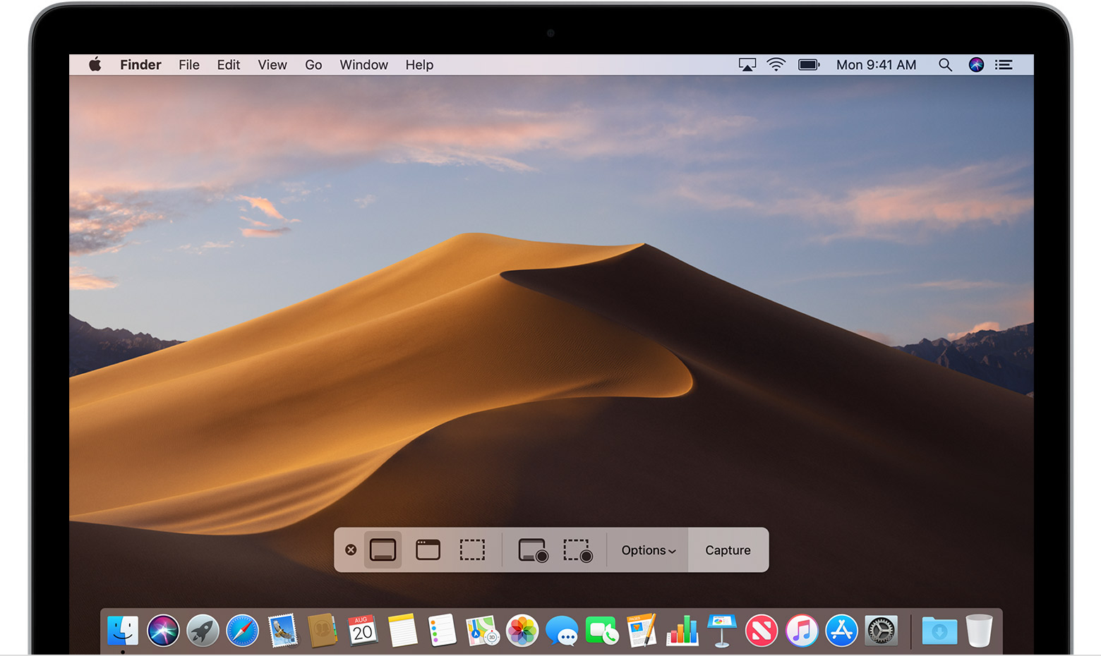 Kuidas MacOS Mojave'is ekraanipilti teha