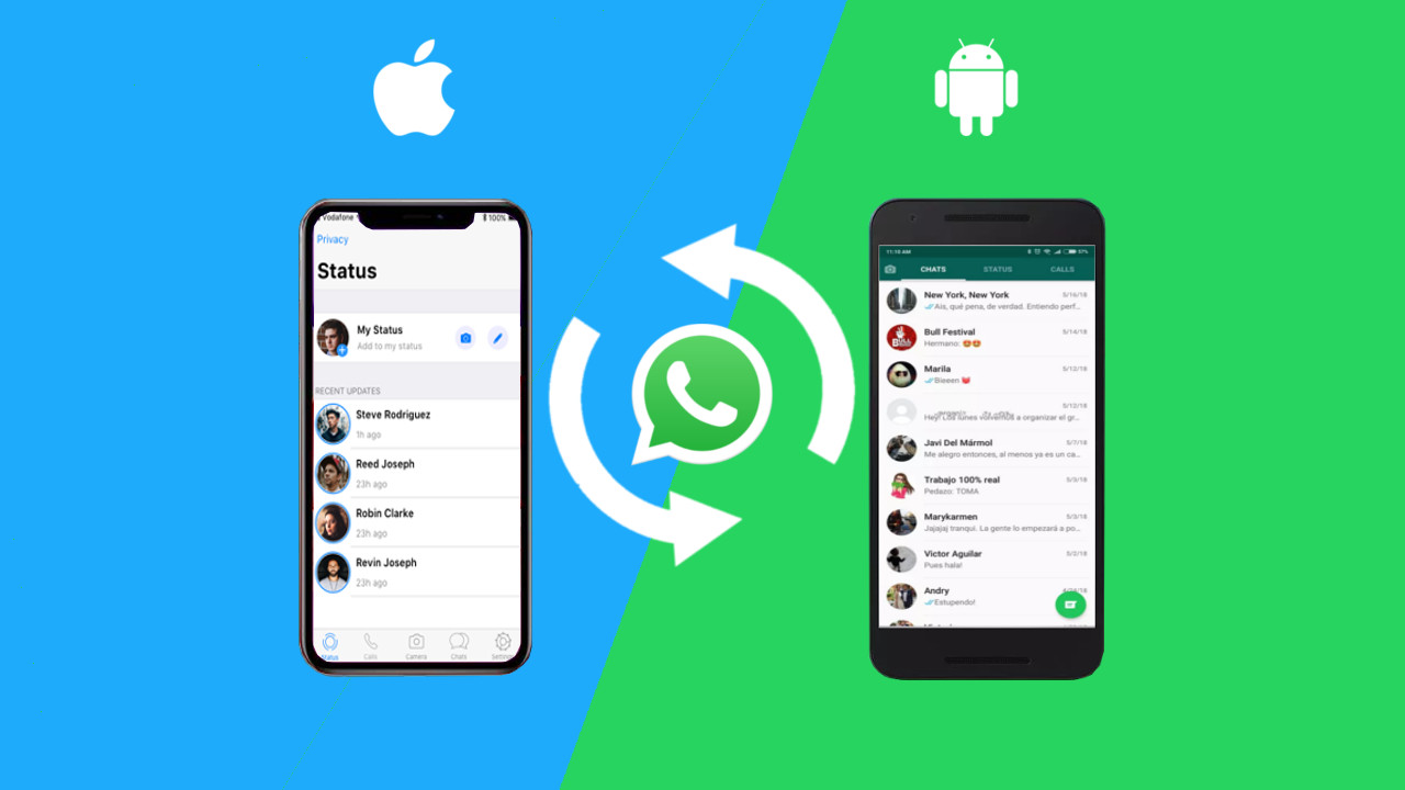 Kuidas WhatsApi andmeid Androidi iPhone'ile hõlpsalt üle kanda