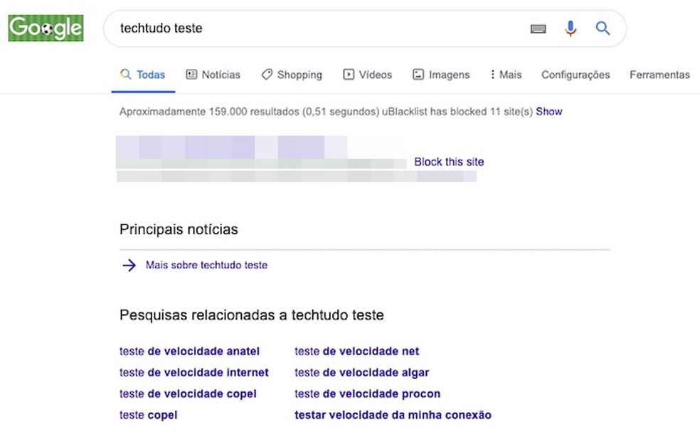 Chrome'i laiend võimaldab veebisaite blokeerida Google'i fotode otsingus: Reproduo / Helito Beggiora