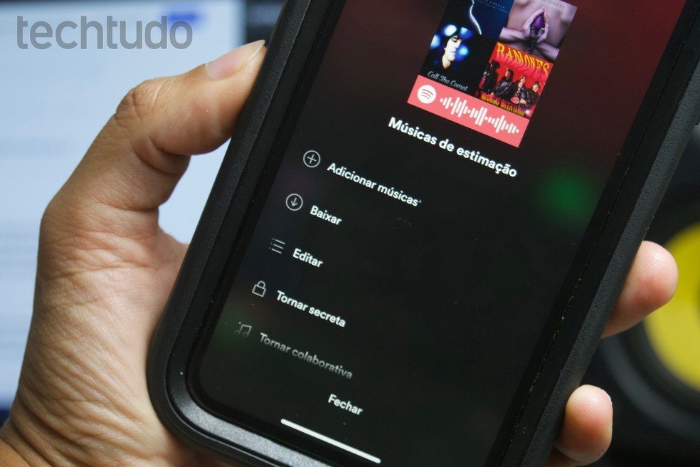 Õpetus näitab, kuidas muuta Spotify esitusloendeid mobiiliteenuse rakenduse Photos kaudu: Marvin Costa / TechTudo