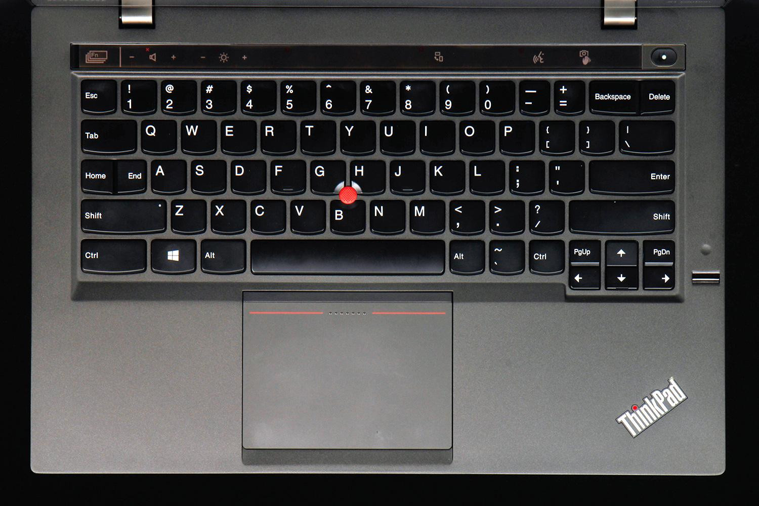 Prototipe Lenovo ThinkPad X1 Carbon dengan fitur serupa Touch Bar
