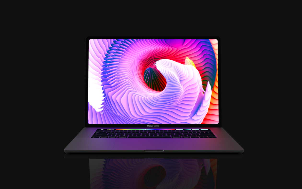MacBook Pro 16 "kontseptsioon sisaldab 6 USB-C porti ja ümaramat kujundust -