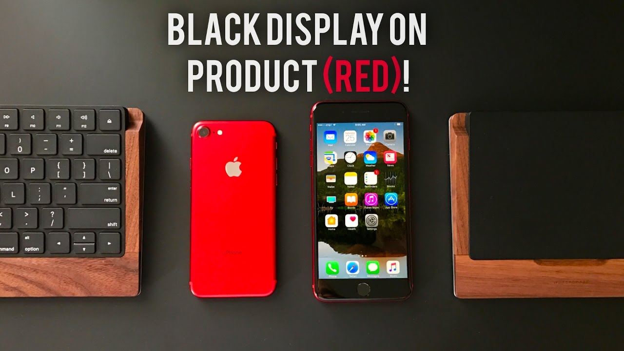 Mees siirdas terve reaktiivmusta iPhone'i punasesse korpusesse ja nüüd on tal must esikülg RED (PRODUCT)