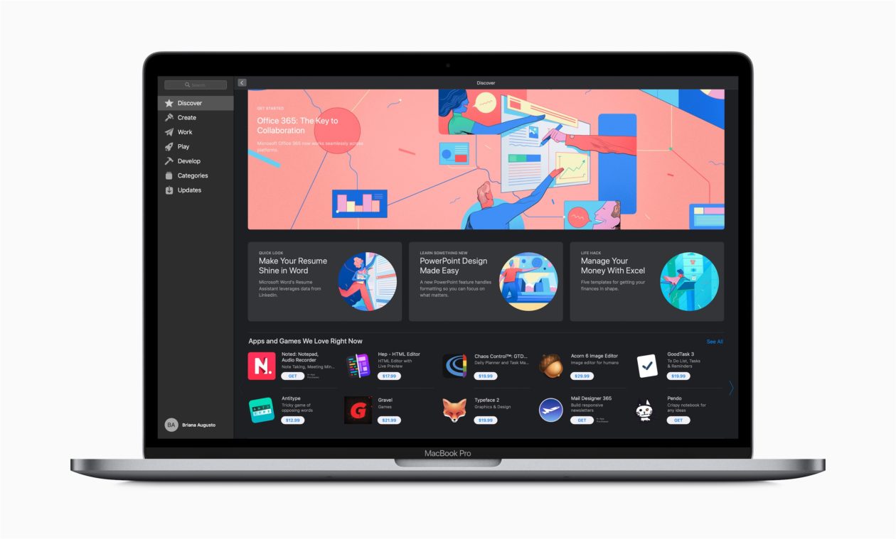 Microsoft Office'i komplekt saabub Mac App Store'i