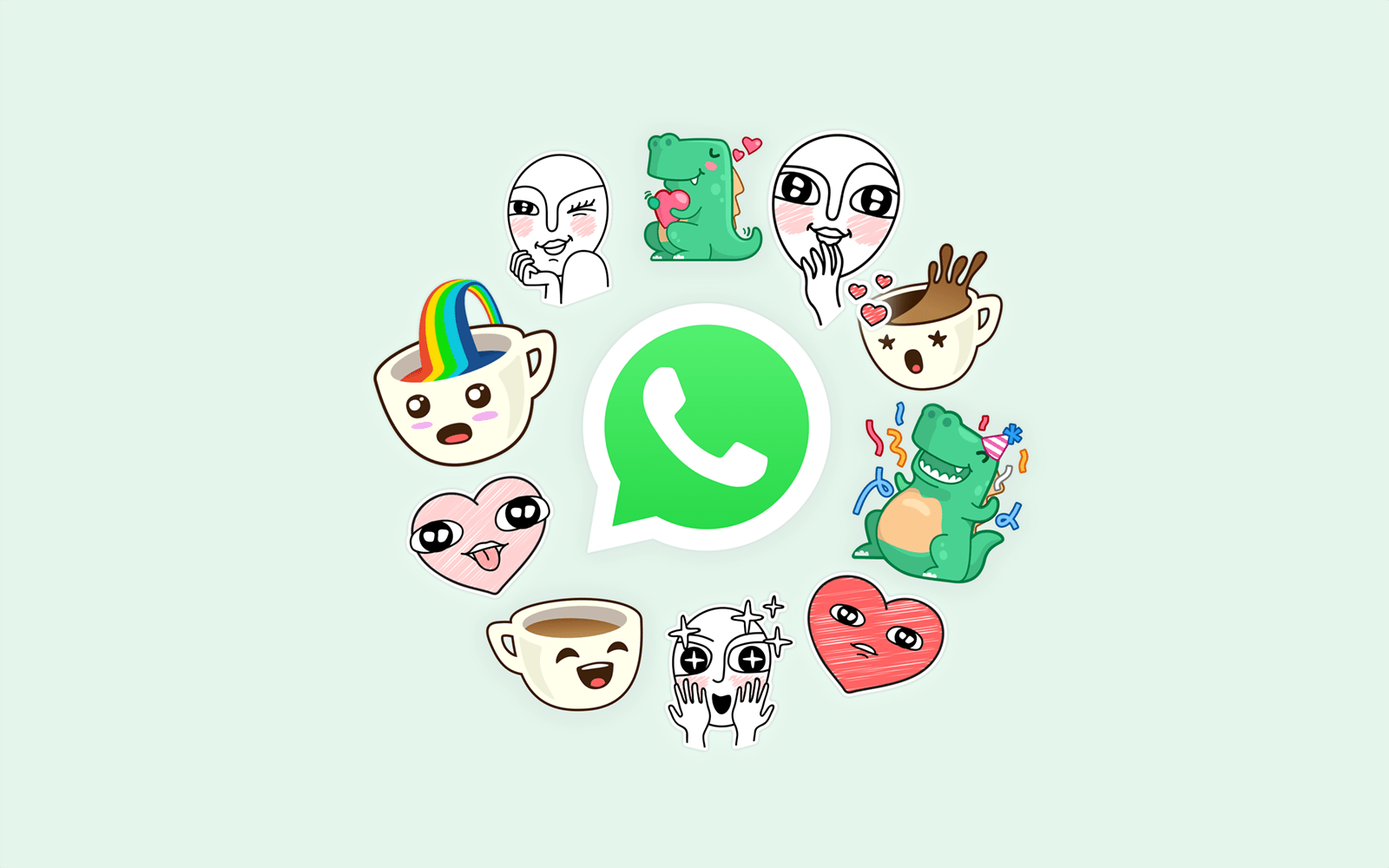 Nüüd saate kleebiseid saata WhatsApp Messengeri kaudu!
