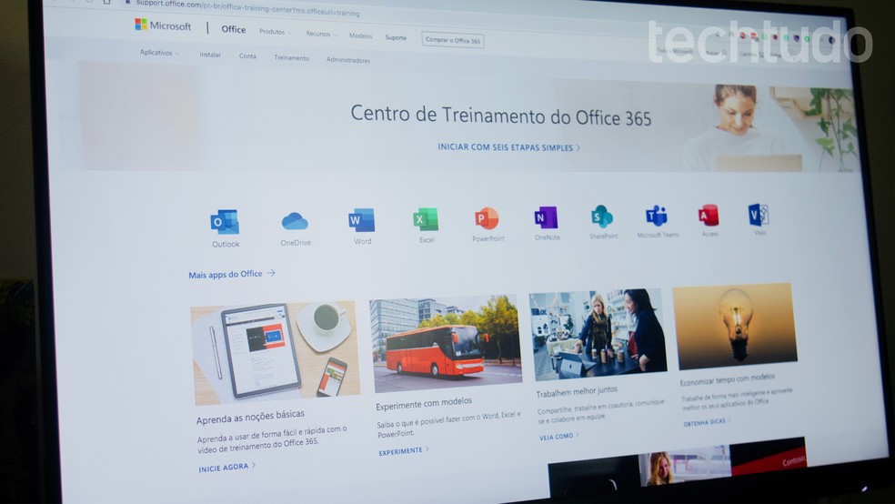 Õpetus näitab, kuidas kasutada Microsofti pakutavaid Office'i veebikursuseid: Marvin Costa / TechTudo