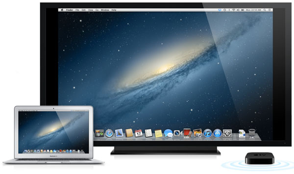 AirPlay peegeldamine OS X Mountain Lion'is