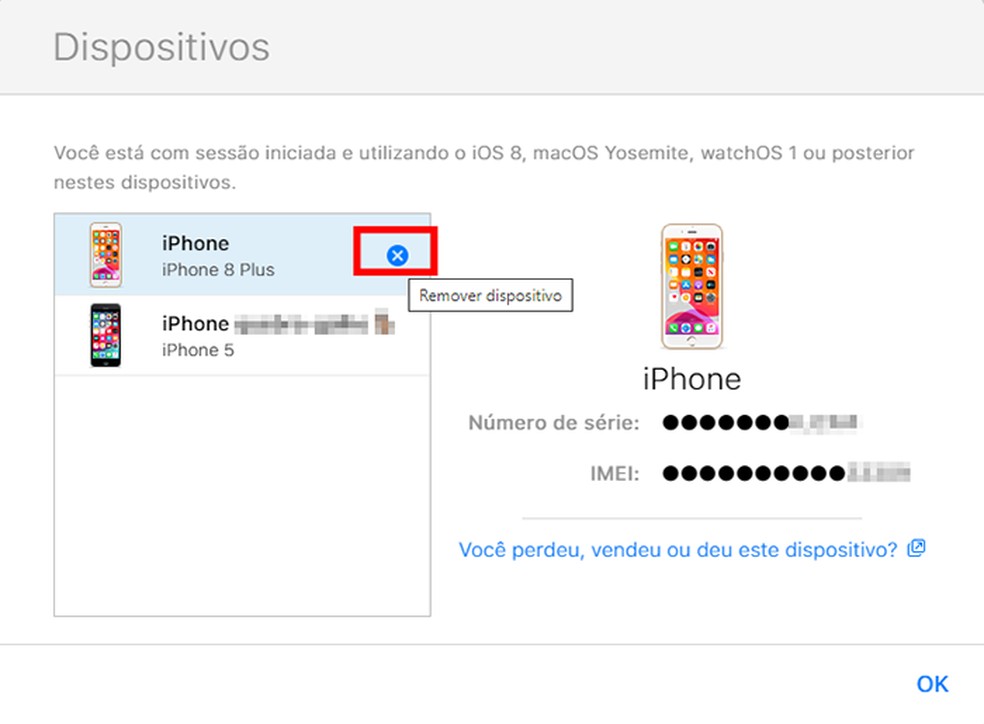 Lõpetage oma Apple ID seanss iCloudi kaudu arvutis Foto: Reproduo / Tatiane Mota