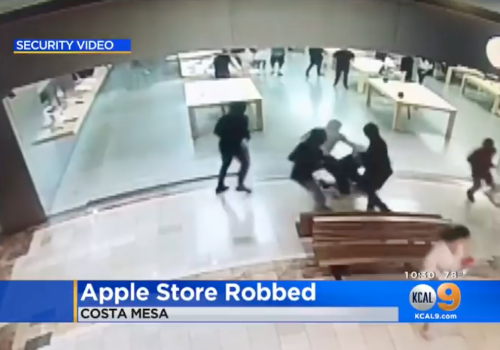 Veel üks asi: bandiidid varastasid Californias Apple'i poe toodetest 29 000 dollarit