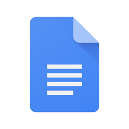 Google Docs'i rakenduse ikoon