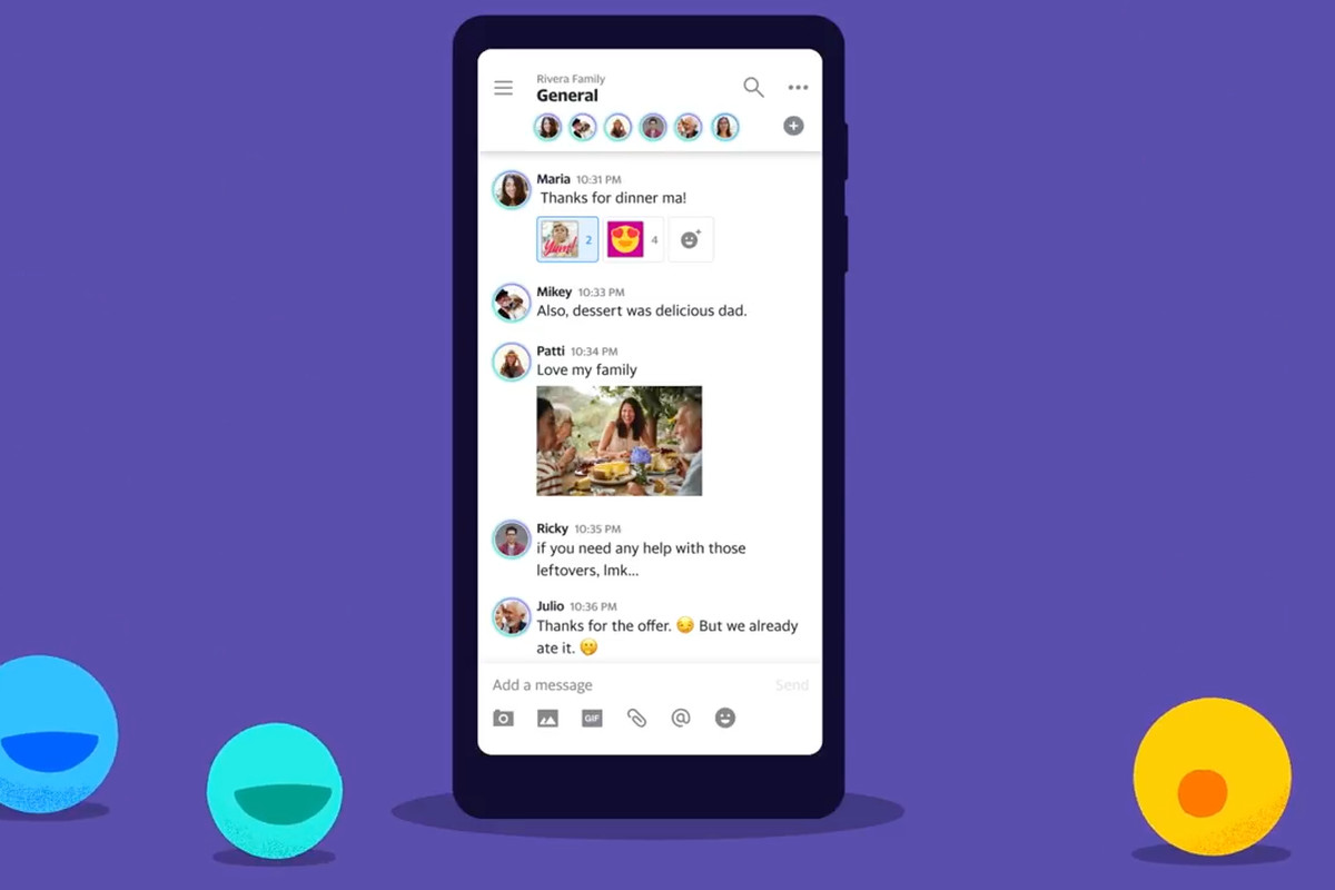 Yahoo tõi turule uue sõnumi Messenger, perekonnale ja sõpradele Slack