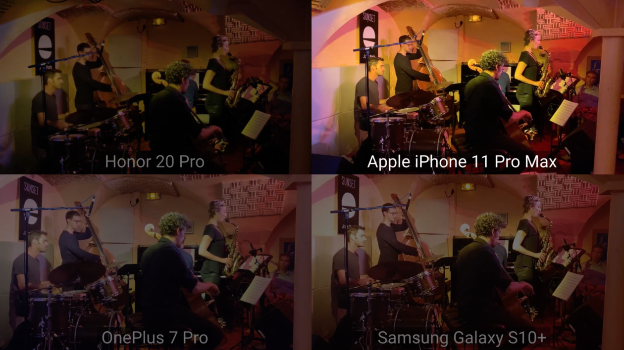 iPhone 11 Pro Max kohtub konkurentidega Pariisi jazziklubi helikatsetes -