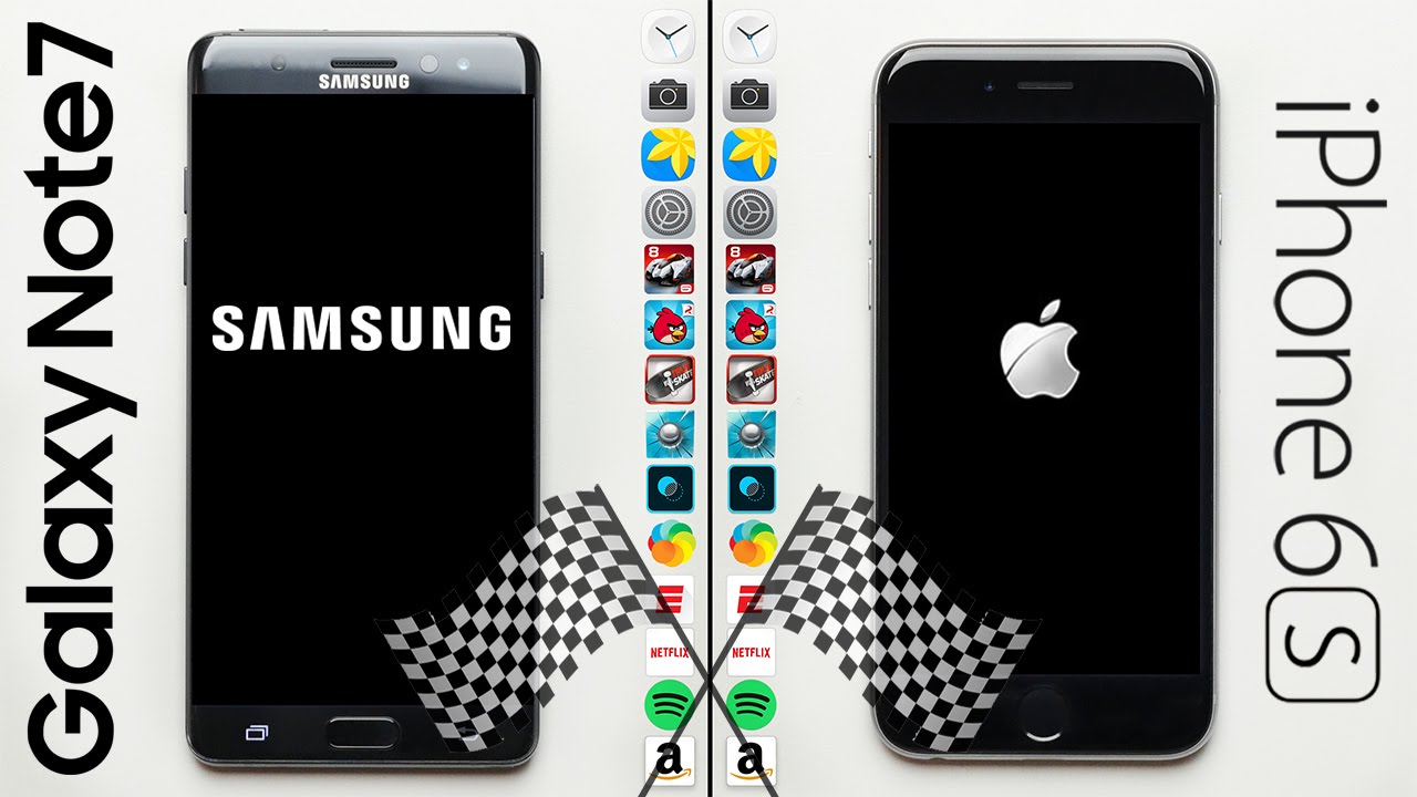 iPhone 6s või Galaxy Note7? Uurige, milline seade on kiireim!