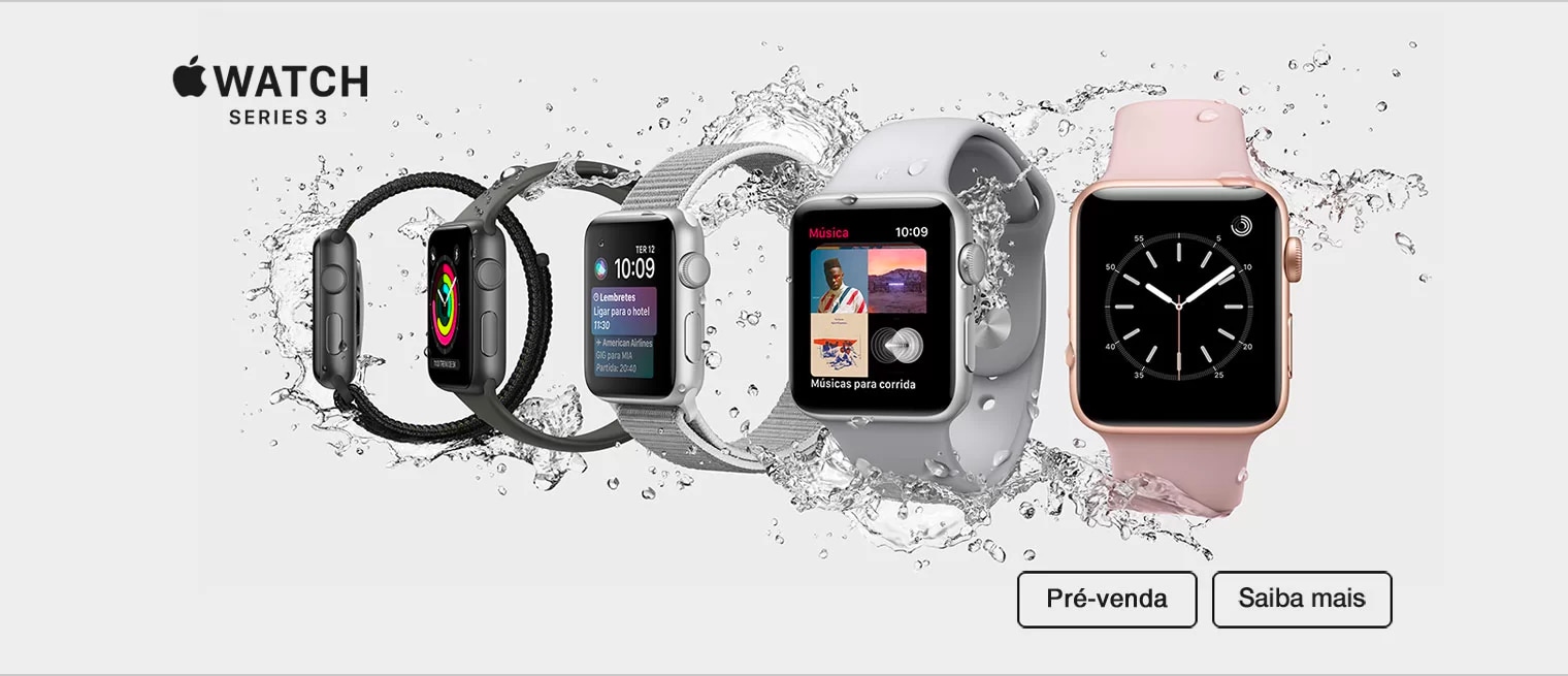 iPlace on eelmüüdud Apple Watch Series 3; kontrollige hindu [atualizado: site da Apple]