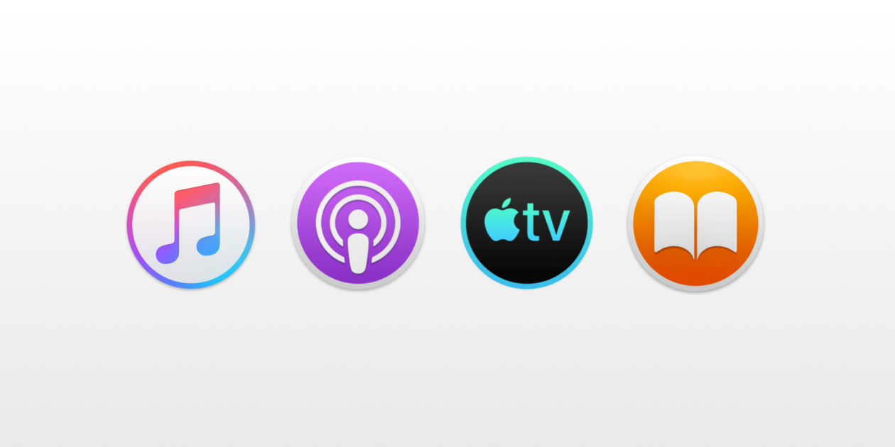 iTunes jaotatakse MacOS 10.15-s isegi mitmeks rakenduseks -
