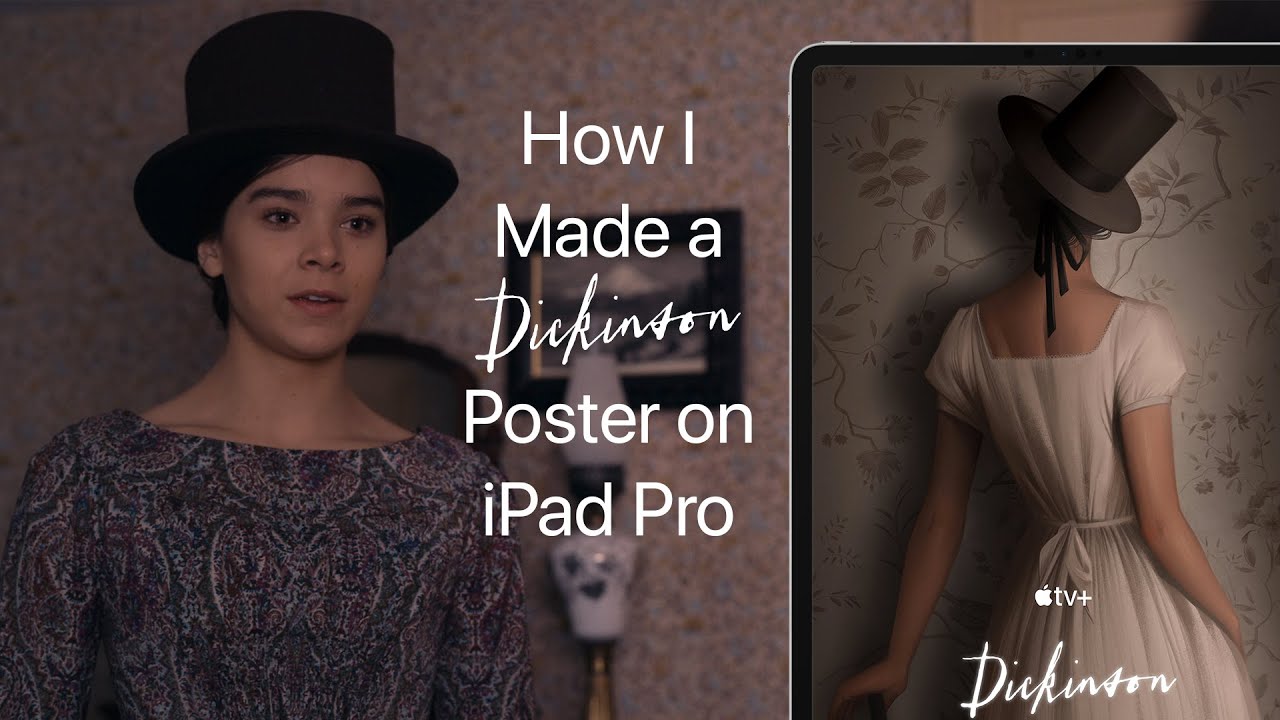 kuidas kunstnikud teevad iPad Pro + ja kahekordsete pliiatsite abil Apple TV + sarja plakateid -