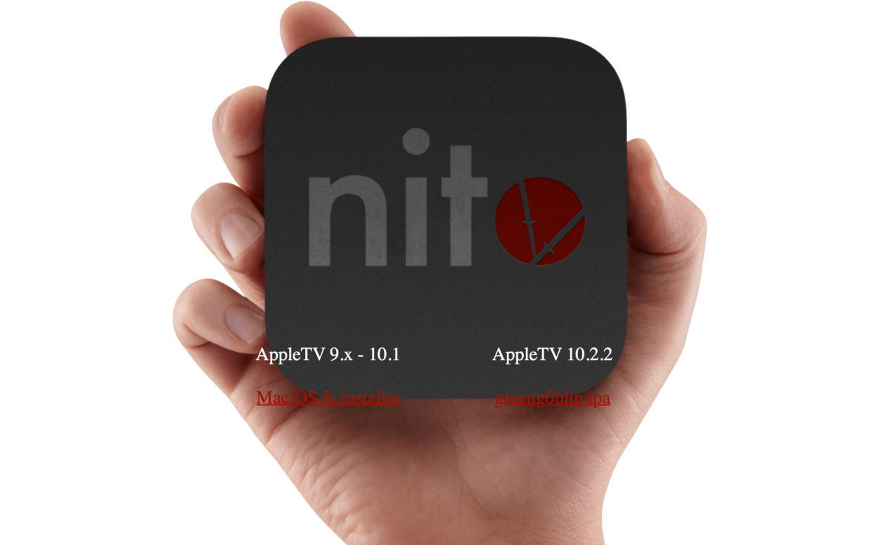 nitoTV käivitas jailbreak neljanda põlvkonna ja 4K Apple TV koos TVOS 10.2.2-ga