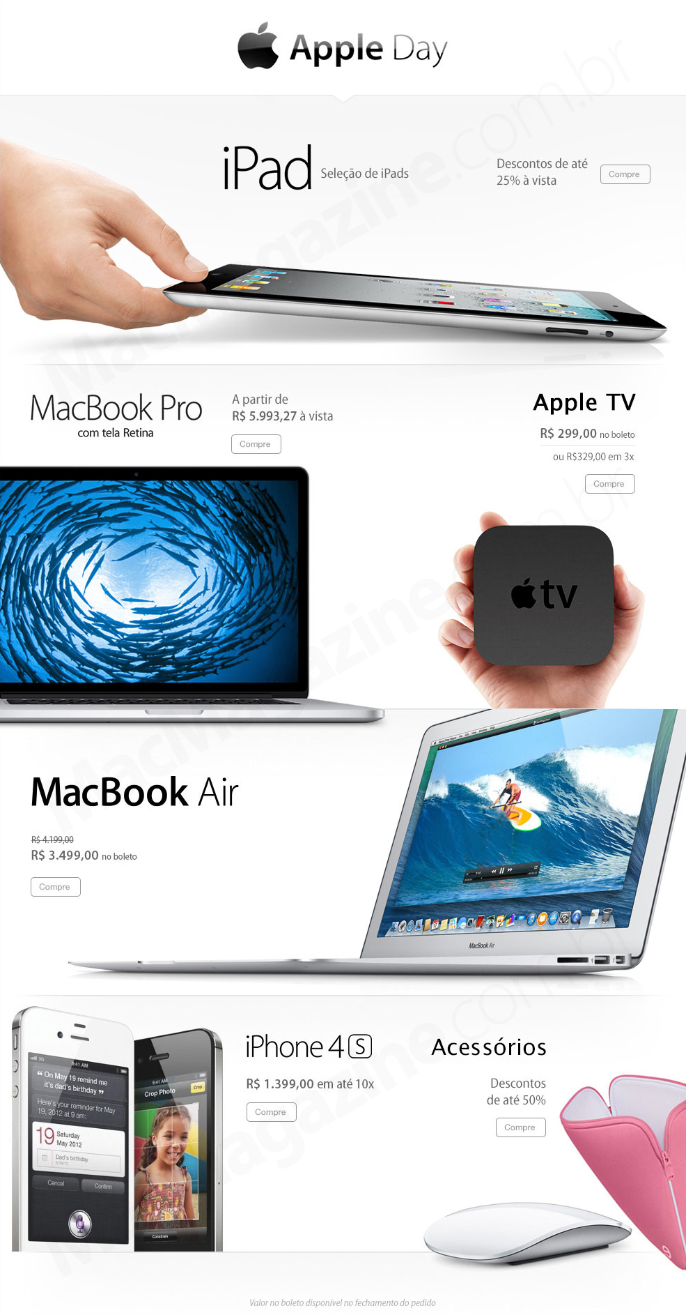 "Apple Day": Fast Shop pakub allahindlusi iPadile, Apple TV-le, MacBooks Airile ja Retina ekraaniga Pro-le